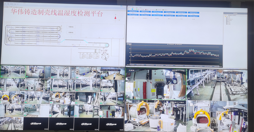 全自动智能制壳线实时温湿度监测系统